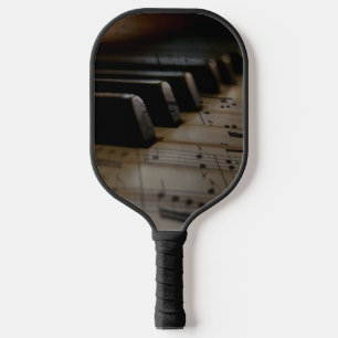 Antique Music Piano Keys Pickleball Paddle