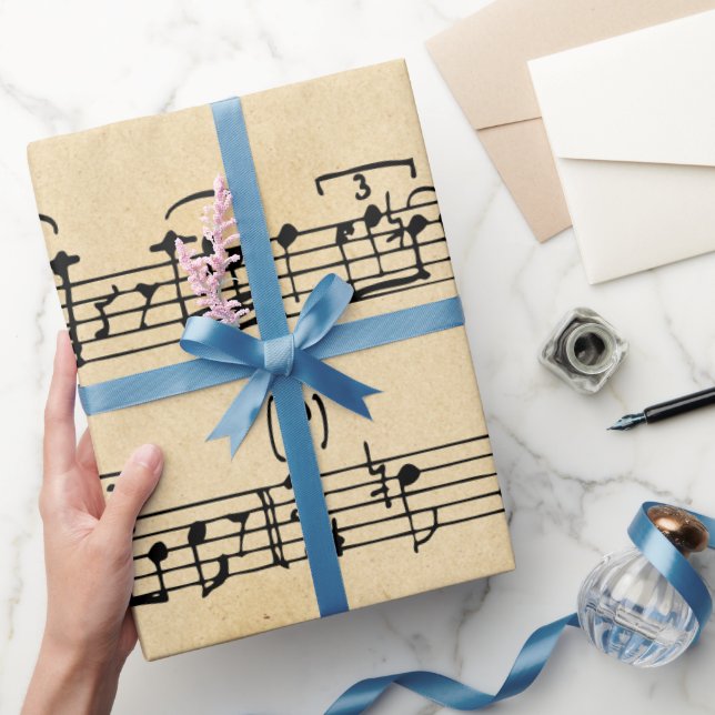 Antique Music  Wrapping Paper (Gifting)