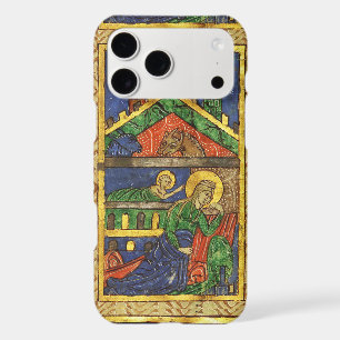ANTIQUE NATIVITY CHRISTMAS PARCHMENT