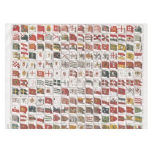 Antique Nautical Flags of the World Poster Tablecloth