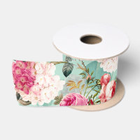 Antique Nostalgic Redouté Roses Pattern mint
