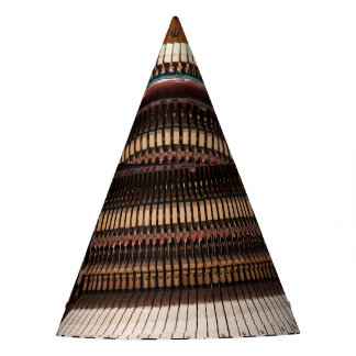 Antique Old Concert Piano Photo Party Hat