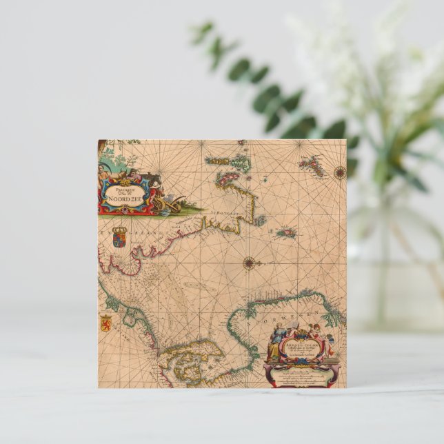 Antique Old Map Inspired (1) (Standing Front)