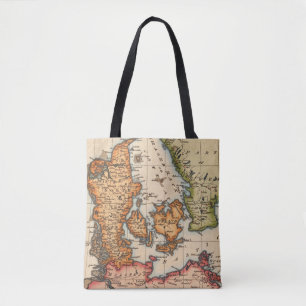 Antique Old Map Inspired (10) Tote Bag