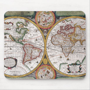 Antique Old Map Inspired (12) Mouse Pad