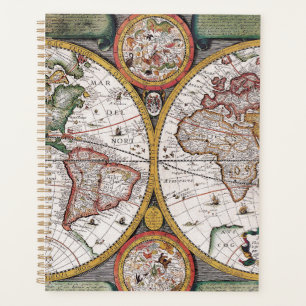 Antique Old Map Inspired (12) Planner