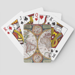 Antique Old Map Inspired (12) Playing Cards