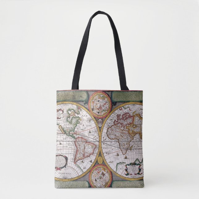 Antique Old Map Inspired (12) Tote Bag (Front)