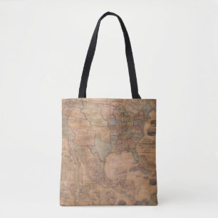 Antique Old Map Inspired (13) Tote Bag