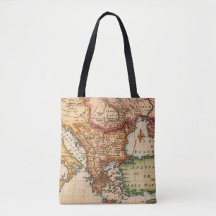 Antique Old Map Inspired (2) Tote Bag