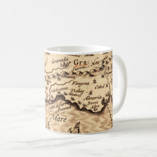 Antique Old Map Inspired (3) Coffee Mug