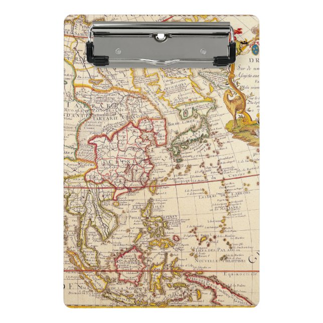 Antique Old Map Inspired (6) Mini Clipboard (Front)