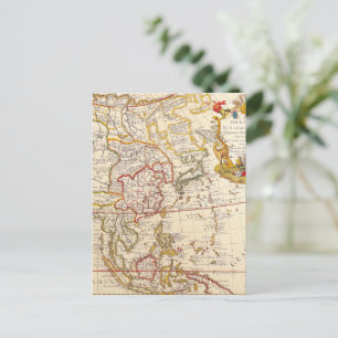 Antique Old Map Inspired (6) Postcard