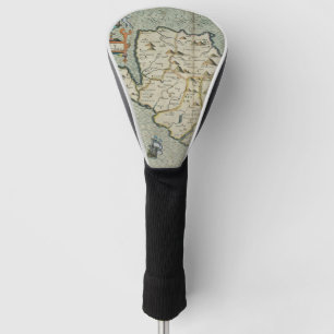 Antique Old Map Inspired (7) Golf Head Cover