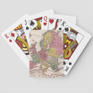Antique Old Map Inspired (9) Playing Cards