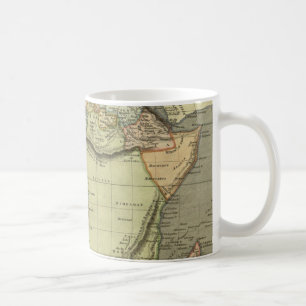 Antique Old Map Inspired Coffee Mug
