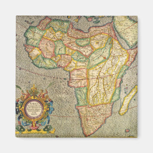 Antique Old World Gerardus Mercator Map of Africa Magnet