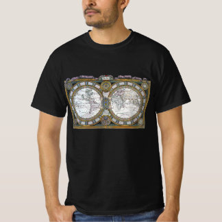Antique Old World Map by Claude Auguste Berey T-Shirt