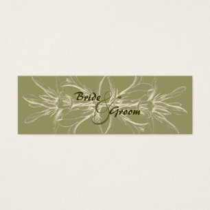 Antique Olive Floral Save the Date