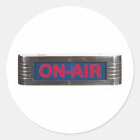 Antique On-Air Sign or On-The-Air Broadcasting