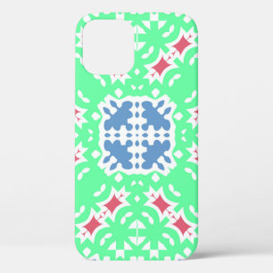 Antique ornate tiles talavera mexico. Set of vinta iPhone 12 Case