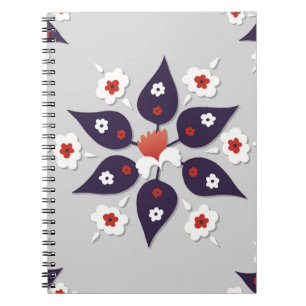 Antique ottoman Turkish tile designturkish,abstrac Notebook