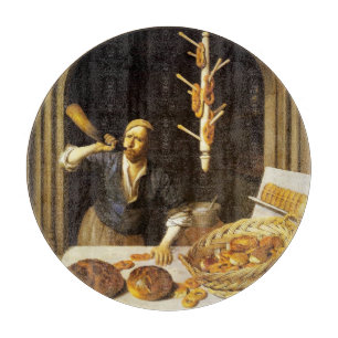 ANTIQUE OVEN BAKER ,BAKERY BREAD SHOP CUTTING BOARD