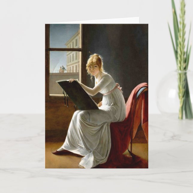 Antique painting Greeting Cards 49 (Front)