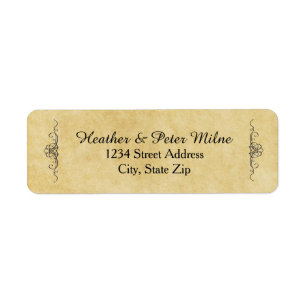 Antique Paper - Address Labels