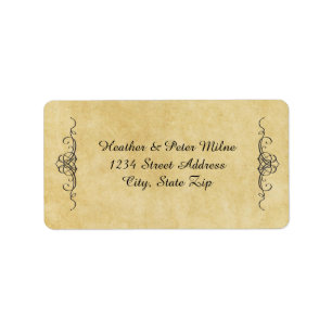 Antique Paper - Address Labels