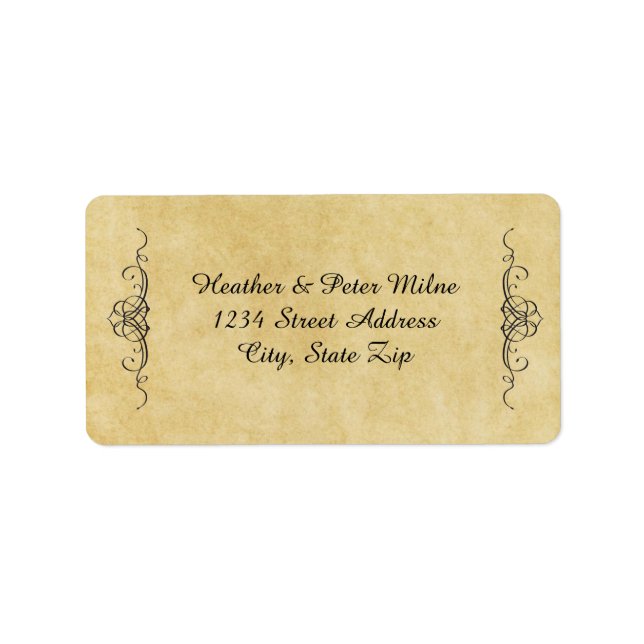 Antique Paper - Address Labels (Front)
