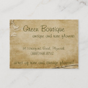 Antique Paper Business Card