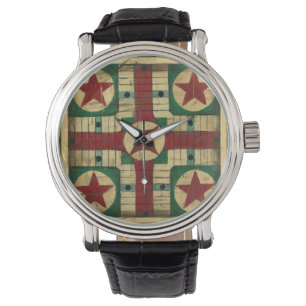 Antique Parcheesi Game Board by Ethan Harper Watch