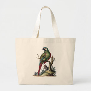 Antique Parrot Tote Bag