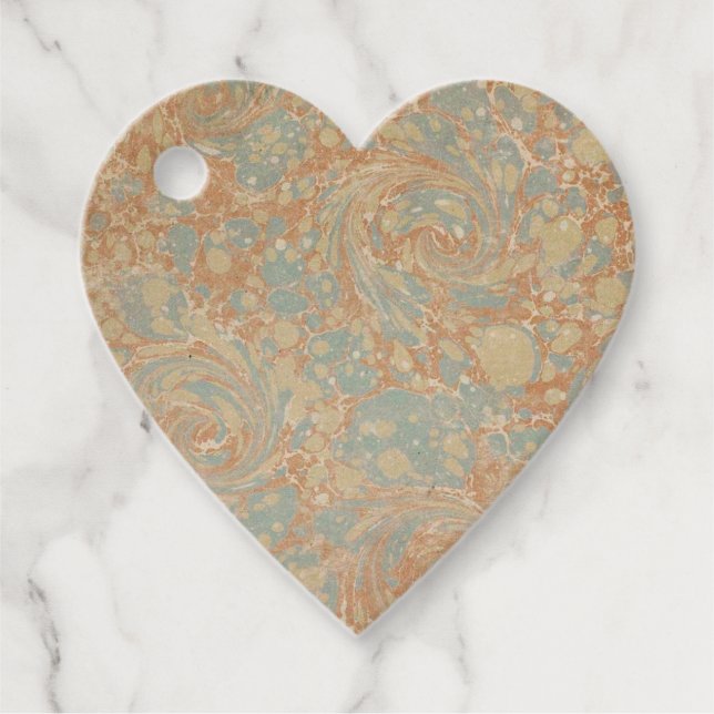 Antique Pattern Book I Favour Tags (Front)