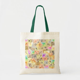 Antique Pencil Studies Colourful Tote Bag