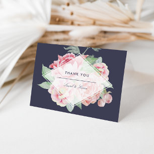 Antique Peony Thank You Card
