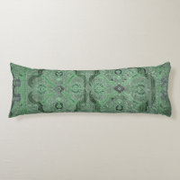 Antique Persian Carpet Green Body Cushion