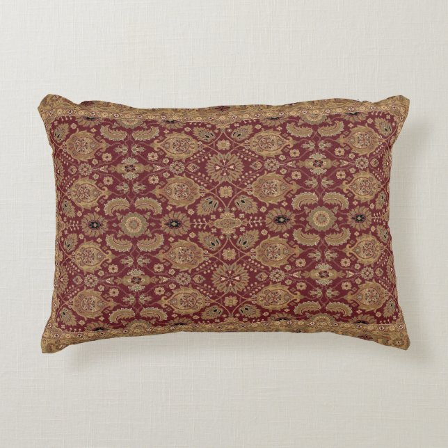 Antique Persian Rug Decorative Cushion (Front)