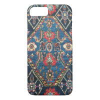 Antique Persian Turkish Carpet, Blue