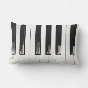 Antique Piano Keys Lumbar Cushion