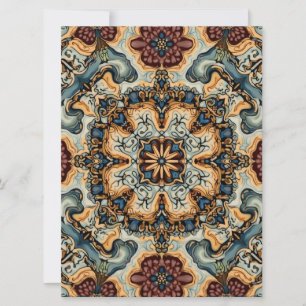 Antique picnic mat invitation