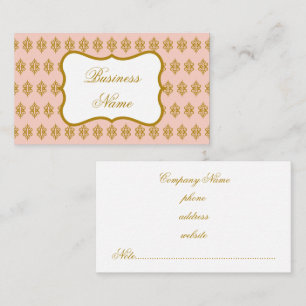 Antique Pink Business Card