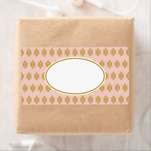 Antique Pink Lace Labels