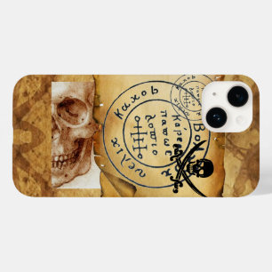 ANTIQUE  PIRATES TREASURE MAP ,SKULL AND SWORDS Case-Mate iPhone 14 CASE