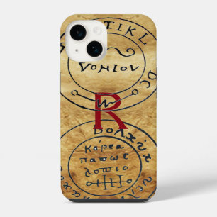 ANTIQUE PIRATES TREASURE MAPS MONOGRAM iPhone 14 CASE