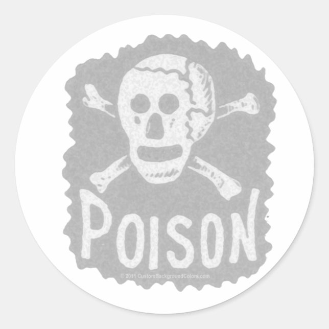 Antique Poison Label Transparency (Front)