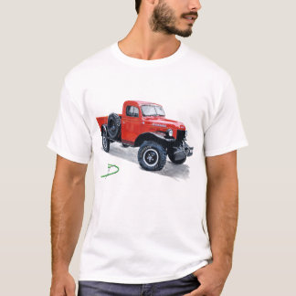 Antique Power Wagon Truck Ringer T-shirt