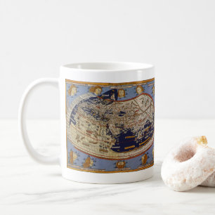 Antique Ptolemaic World Map, Johannes of Arnsheim Coffee Mug