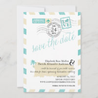 Antique Puerto Rico Airmail Save the Date